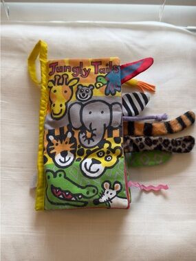 Jellycat "Jungly Tails" Soft Cloth Activity Book